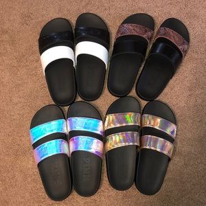 Brand new Victoria’s Secret double strap slides